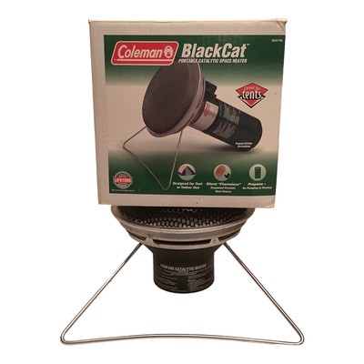 Vtg Coleman BlackCat 5033-700 Portable Platinum Catalytic Propane Space  Heater | eBay