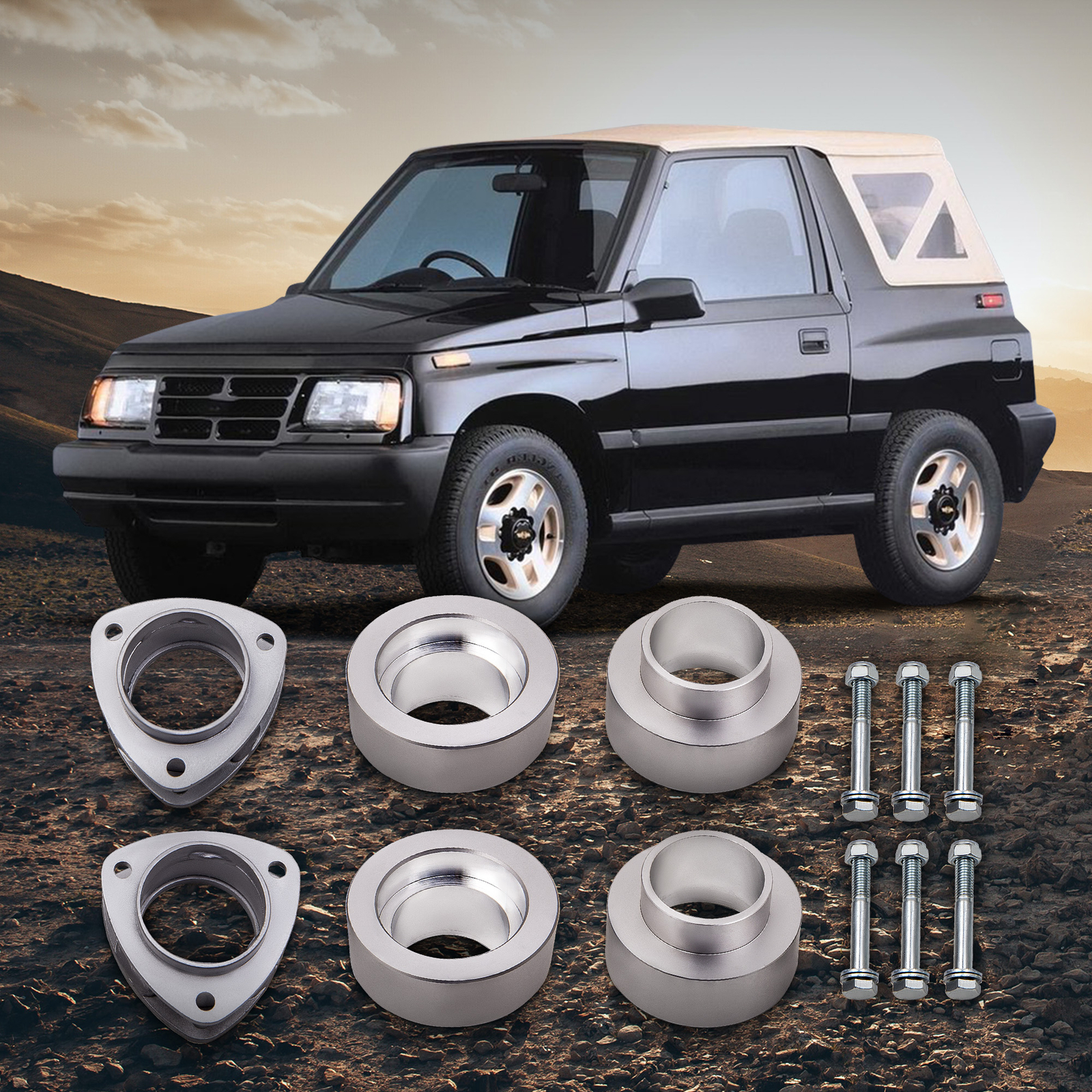 2'' Front & Rear Leveling Lift Kit For Geo Tracker for Suzuki Sidekick