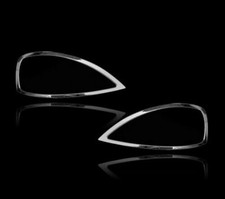 Chrome Headlights Trim Bezel Cover Surround Rim For Opel Vauxhall Corsa C  00-06