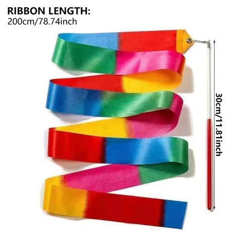 Colorful Gymnastics Ribbons for Kids Artistic Dancing and Rhythmic Gymnastics - Picture 7 of 15
