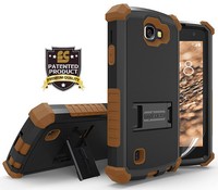 Brown Rugged Tri-shield Hard Case Cover Stand For Lg Optimus Zone-3 / K4 / Spree on sale Brown Rugged Tri-shield Hard Case Cover Stand For Lg Optimus Zone-3 / K4 / Spree on sale