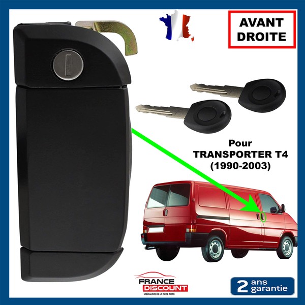 TüRgriff Vorne Rechts FüR VW Transporter T4 IV 701837206 701837206A-image