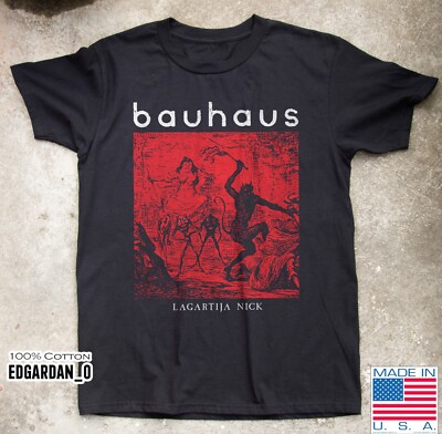 Bauhaus The Singles 1981 1983 Albums Gothic Rock Black Unisex T-shirt S-5XL