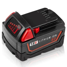 PACK For Milwaukee For M18 8 Ah Lithium-ion Extended Capacity Battery 48-11-1860