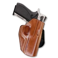 Leather Paddle Holster Fits, S&W Model 4006 Tactical TSW 40S&W 4" Barrel #1130#