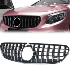 AMG S63s GT Style Grille Chrome For 2015-2017 Mercedes C217 W217 S500 S550 Coupe