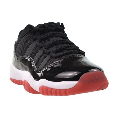 Jordan 11 Retro Low (GS) Big Kids' Shoes Black/Varsity Red-White