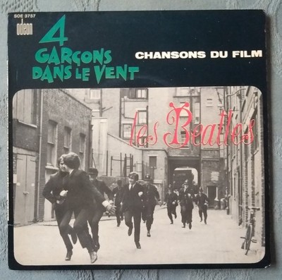 Les Beatles Chansons Du Film ''4 Garcons Dans Le Vent'' 4th Type France 1964
