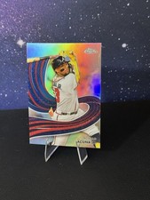 Ronald Acuna Jr 2024 Topps Chrome STROKES Refractor #S-12 Atlanta Braves