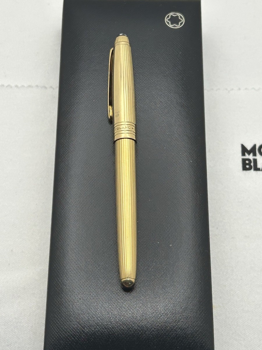 Montblanc Meisterstuck 18K Solid Gold 163 Rollerball Pen-Exc