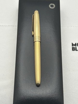 x*i様 ◾️MONTBLANC Meisterstück ciassic163 Montblanc Meisterstuck 18K Solid Gold 163 Rollerball Pen-Exc
