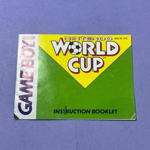 Nintendo World Cup Manual - GameBoy Manual