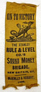 Cinta McKinley & Hobart 1896 Stanley Regla y Nivel Publicidad Tie In CT