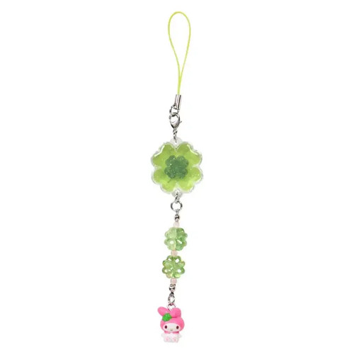 Sanrio Secret Tile Sticker Set Mini Mirror & My Melody Clover Strap