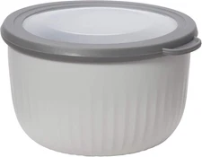 Prep, Store & Serve Plastic Bowl W/See-Thru Lid- Dishwasher, Microwave & Freezer