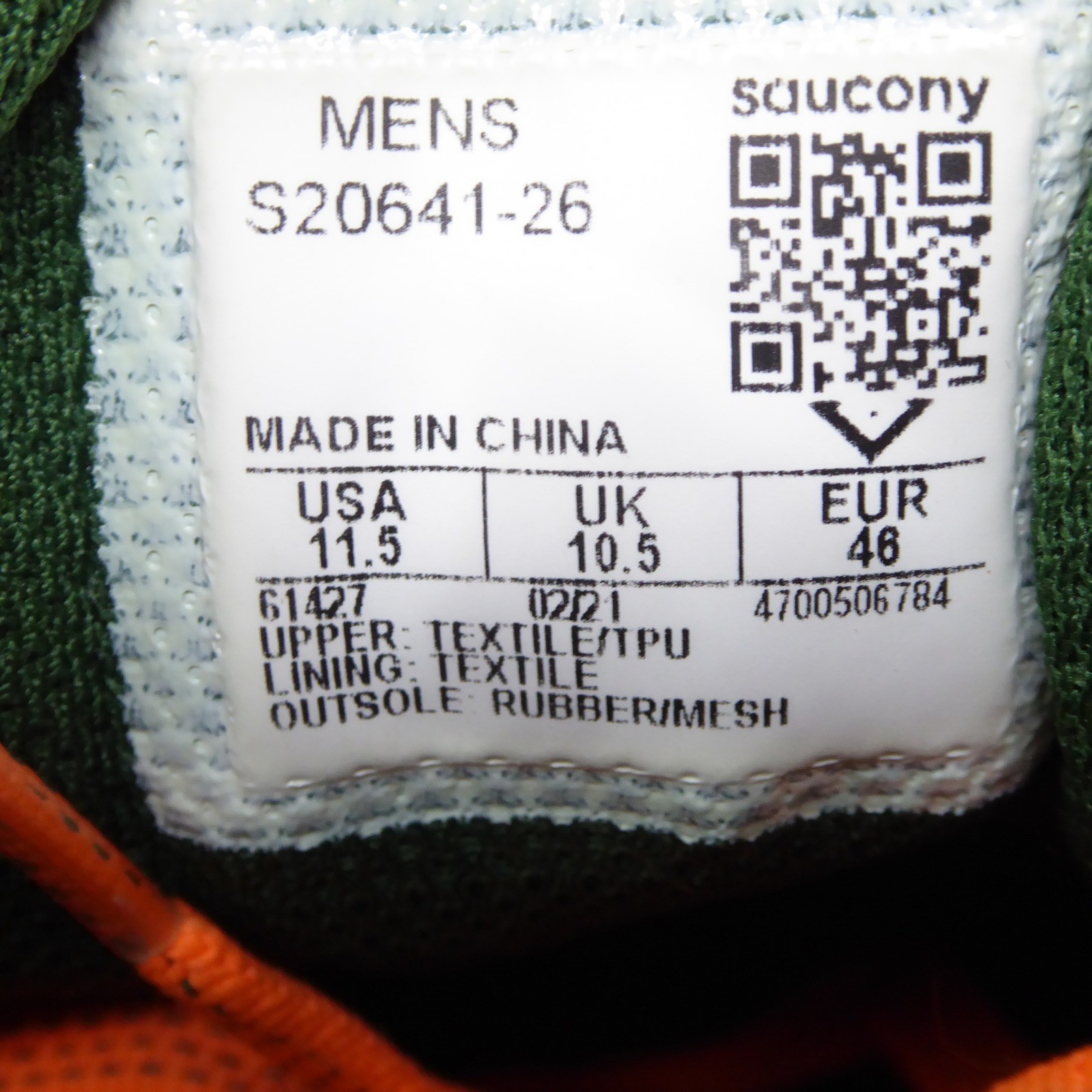 Saucony Peregrine 11 Mens Trail Running Sneakers Shoes Blue Orange Size 11.5 thumbnail 9