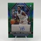 2023-24 Panini Prizm Draft Picks Green Leaky Black #DPA-LBK Rookie Auto RC UNC