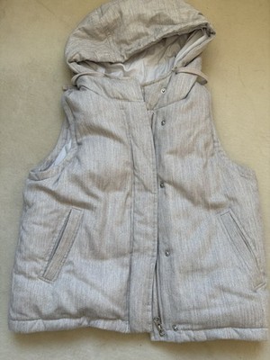 Poetry Damen Daunenweste, hochwertiges Material, Creme, Gr S,