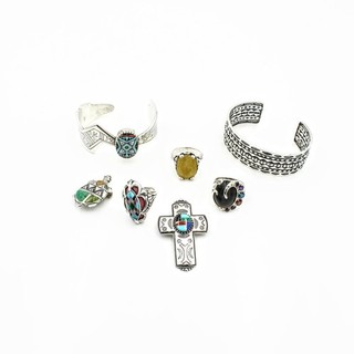 Carolyn Pollack Relios Sterling Rings Pendants Cuff Bracelets Lot of 7 #S5409 4