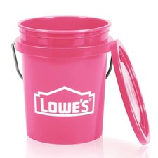 Pink -Lowe's Mini-Bucket | 0.4-quart BPA-Free Food-Grade Plastic | Brand New
