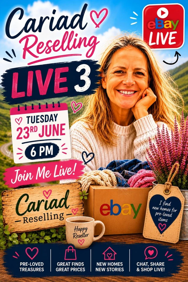 Cariad Reselling - |eBay Live 3!  Fashion
