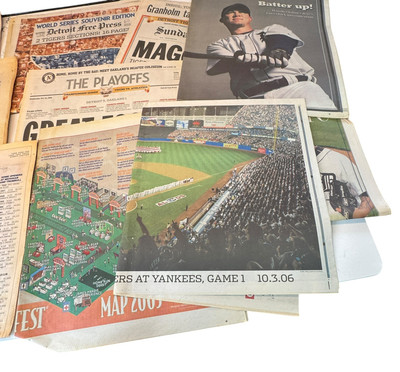 Detroit Tigers Baseball Newspaper Lot 2000's MLB World Serious News Final Opener