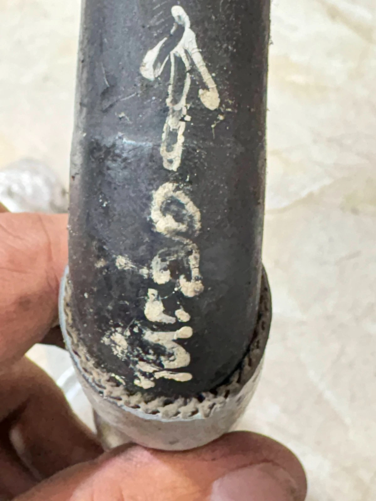Actual Nissan Qashqai J11 coolant reservoir pipe hose detail view
