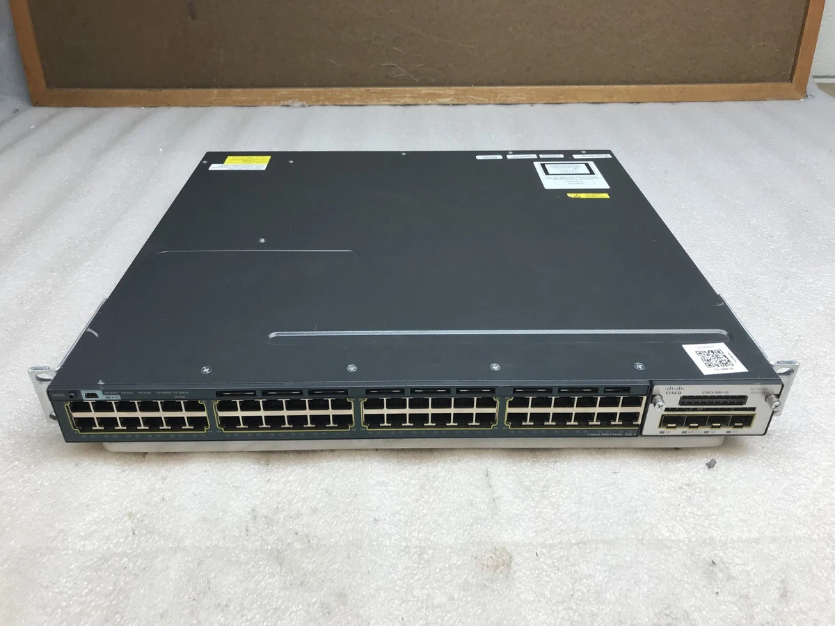 3台セットCisco Catalyst 3560X-48T-S 【ジャンク】 3台セットCisco Catalyst 3560X-48T-S 【ジャンク】 3台セットCisco