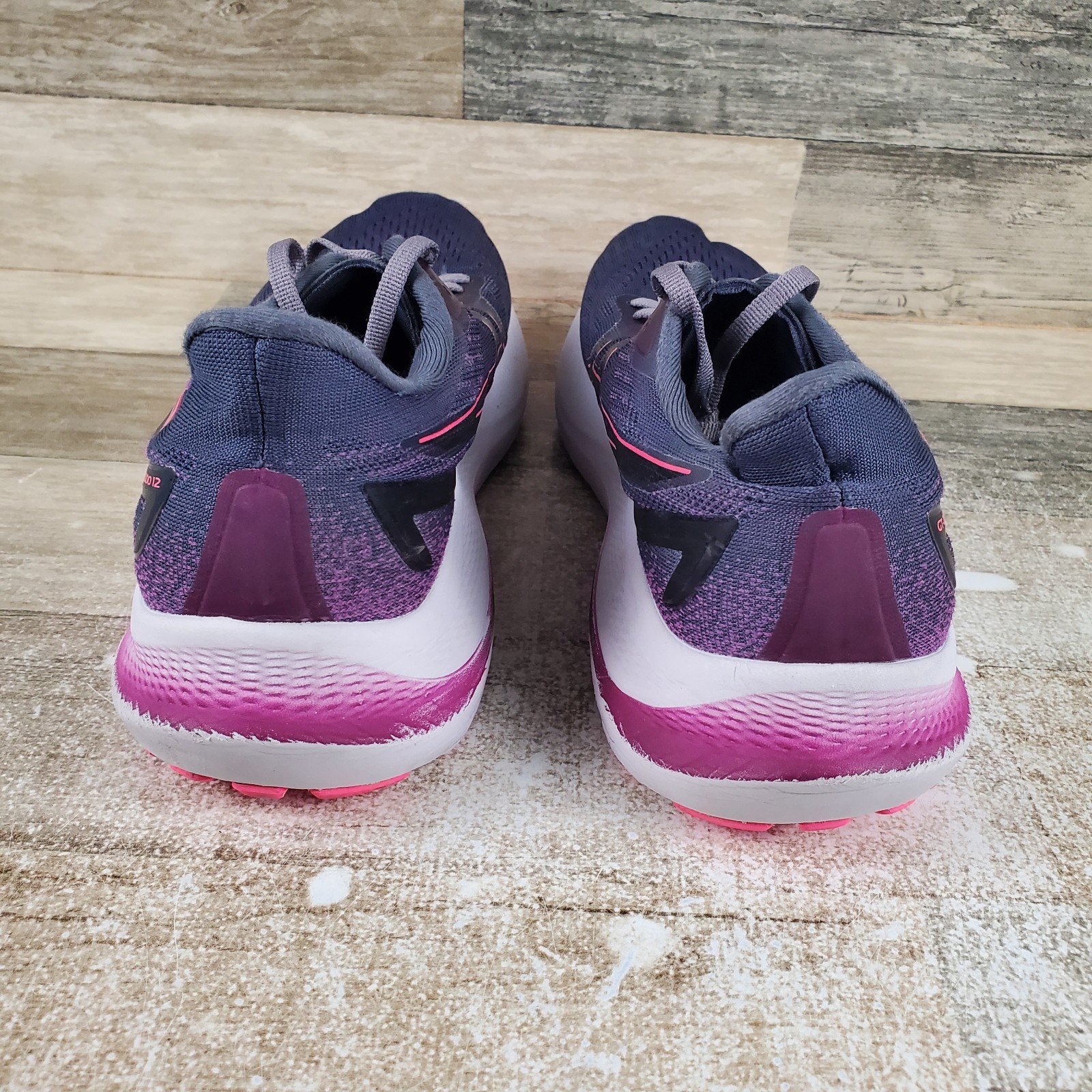 Asics GT-2000 12 Womens Shoes Sz 10 Running Athletic Blue White Pink Sneakers thumbnail 3