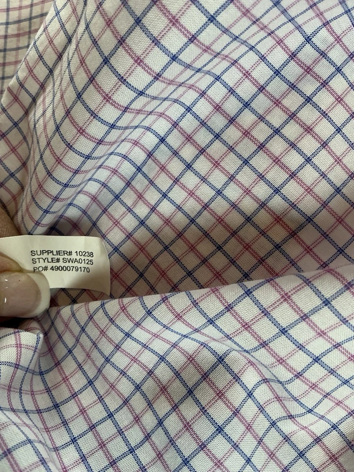 Lauren Ralph Lauren Youth 20 Long Sleeve White Check Button Down Shirt - Image 4 of 4