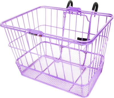 BASKET SunLite Front WIRE/MESH L/O Standard Purple w/BRACKET