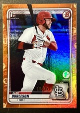 2020 Bowman Draft 1st Edition - Alec Burleson #BD-45 Orange Foil /25 (RC)
