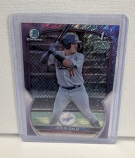 Jesus Galiz Bowman Chrome 2023 Purple Refractor /250 Auto