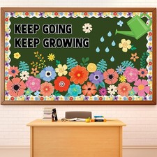 Bulletin Board Decorations Set Floral Sunflowers Back to School Classroom Decor