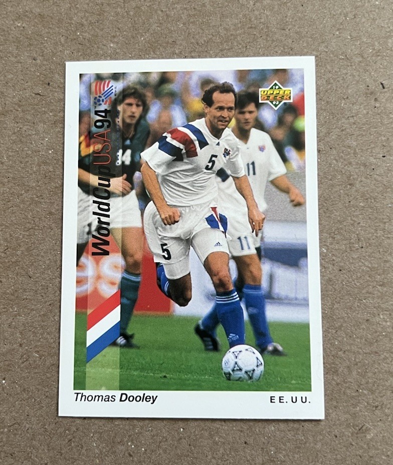 1993 Upper Deck World Cup 94 Preview - Thomas Dooley #148 Soccer Trading Card
