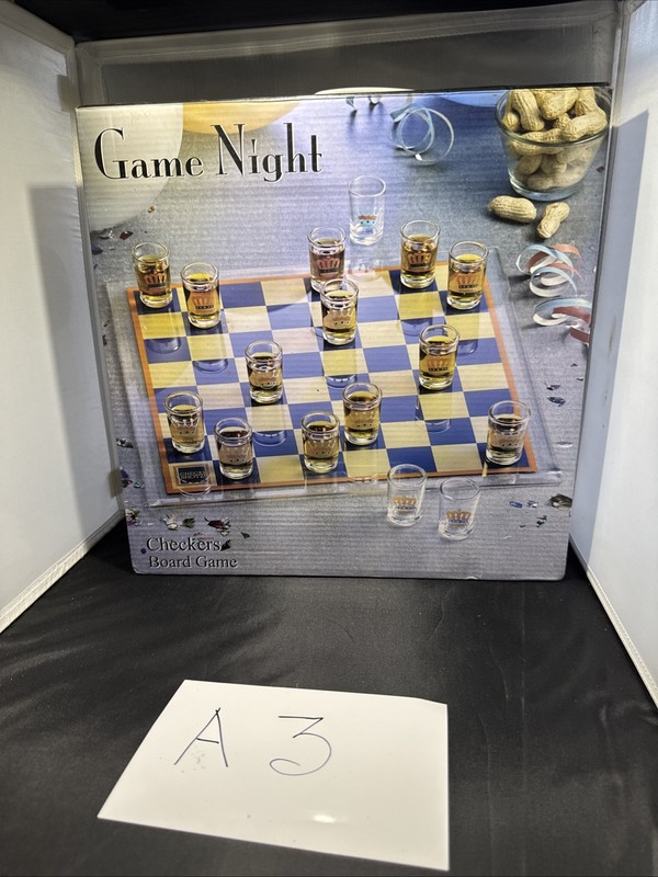 Game Night Checkers Drinking Game