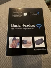 New Bluetooth Sleep Headphones Headband Wireless Workout Music