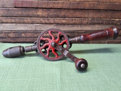 Millers Falls Antique Hand Crank Egg Beater Drill No. 2