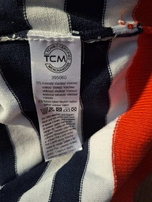 Tchibo Pull Femme Multicolore Rayé Manches Courtes (EU 40, INT L) - Photo 1/2
