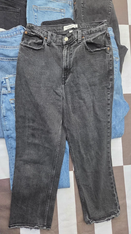 Pantalones de mezclilla para mujer Abercrombie & Fitch CURVE LOVE talla 6 lote REGULAR × paquete × Foto 2 de 4