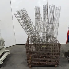 Menardi 70" L x 6" Steel Dust Filter Bag Cage Lot Of 12