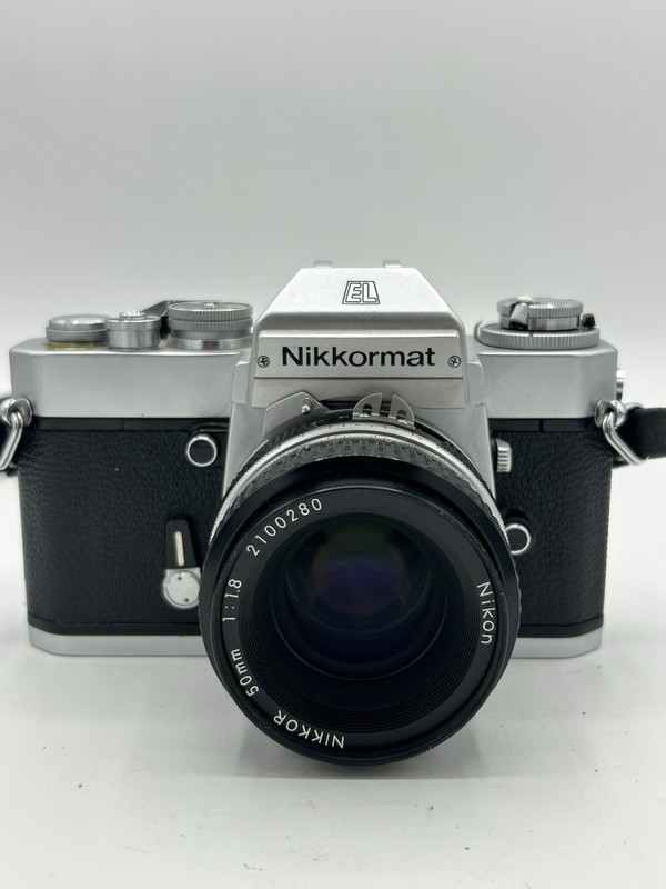 NIKON EL NIKKORMAT W/ Nikon NIKKOR 50mm f/1.8 (NOT TESTED)