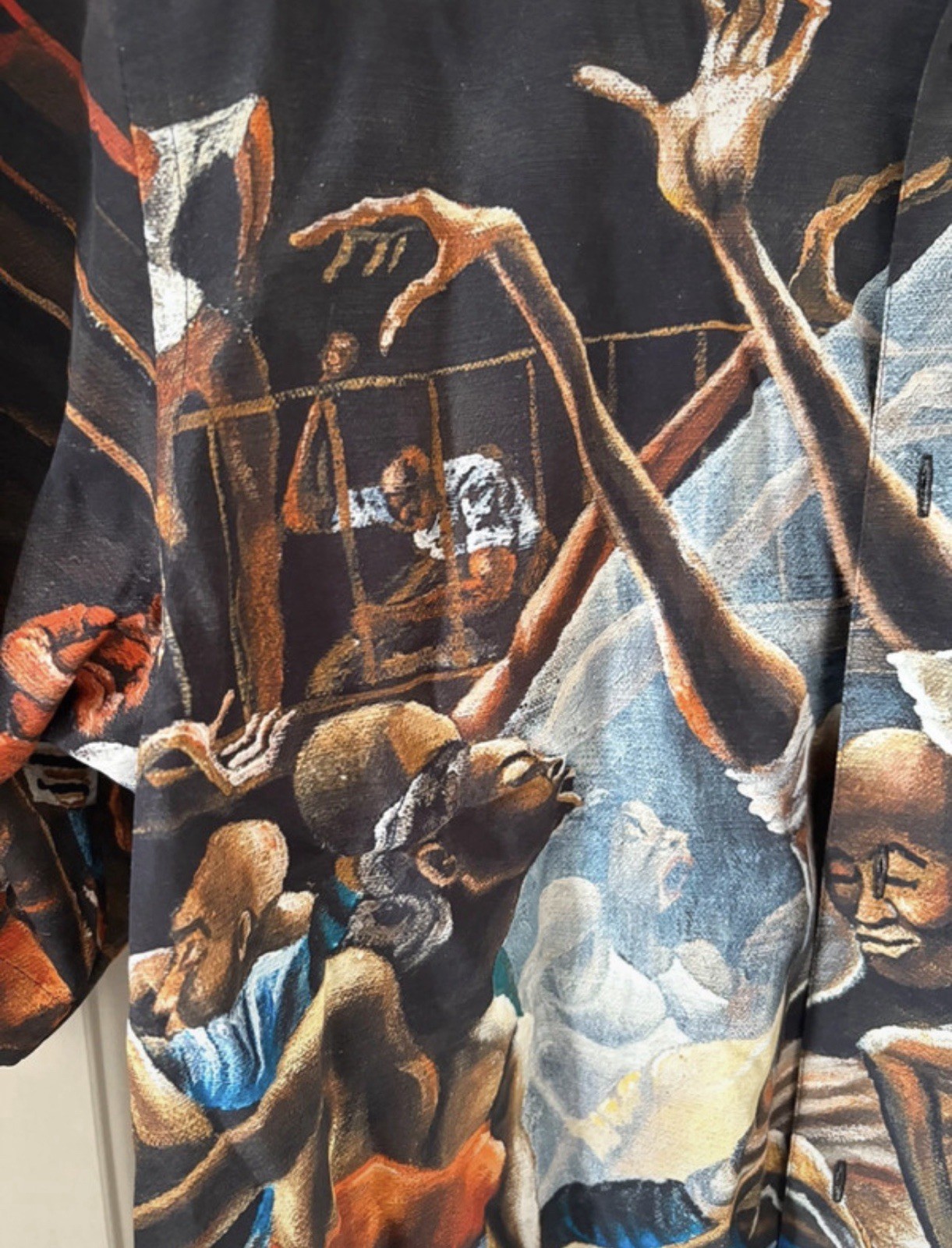 Supreme x Ernie Barnes Short-Sleeve Shirt 'Dance 3