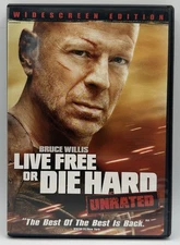 Live Free or Die Hard DVD Widescreen Unrated Bruce Willis Justin Long 2007