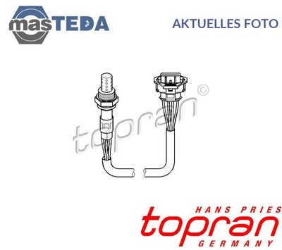 207 430 LAMBDASONDE LAMDASONDE POST-CATALYST TOPRAN NEU OE QUALITÄT