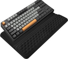 Supporto Tastiera Pc Con Poggiapolsi,Poggiapolsi Tastiera Ergonomico per Tastier
