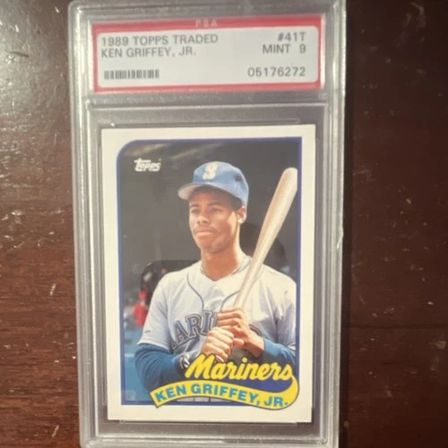 1989 Topps Traded Ken Griffey Jr Rookie #41T PSA 9 Seattle Mariners MLB