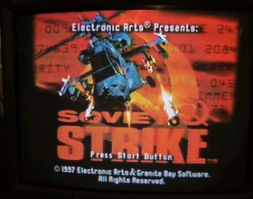 Soviet Strike (Sega Saturn, 1996) Disc Only - Resurfaced - Tested
