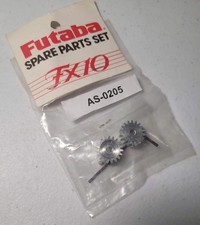 Futaba FX10-022 18T/19T Pignone Gear Set per RC Buggy Vintage - Usato