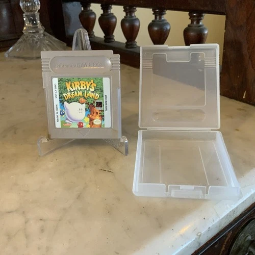 Kirby's Dream Land (Nintendo Game Boy, 1992) + Official GameBoy Cartridge Case